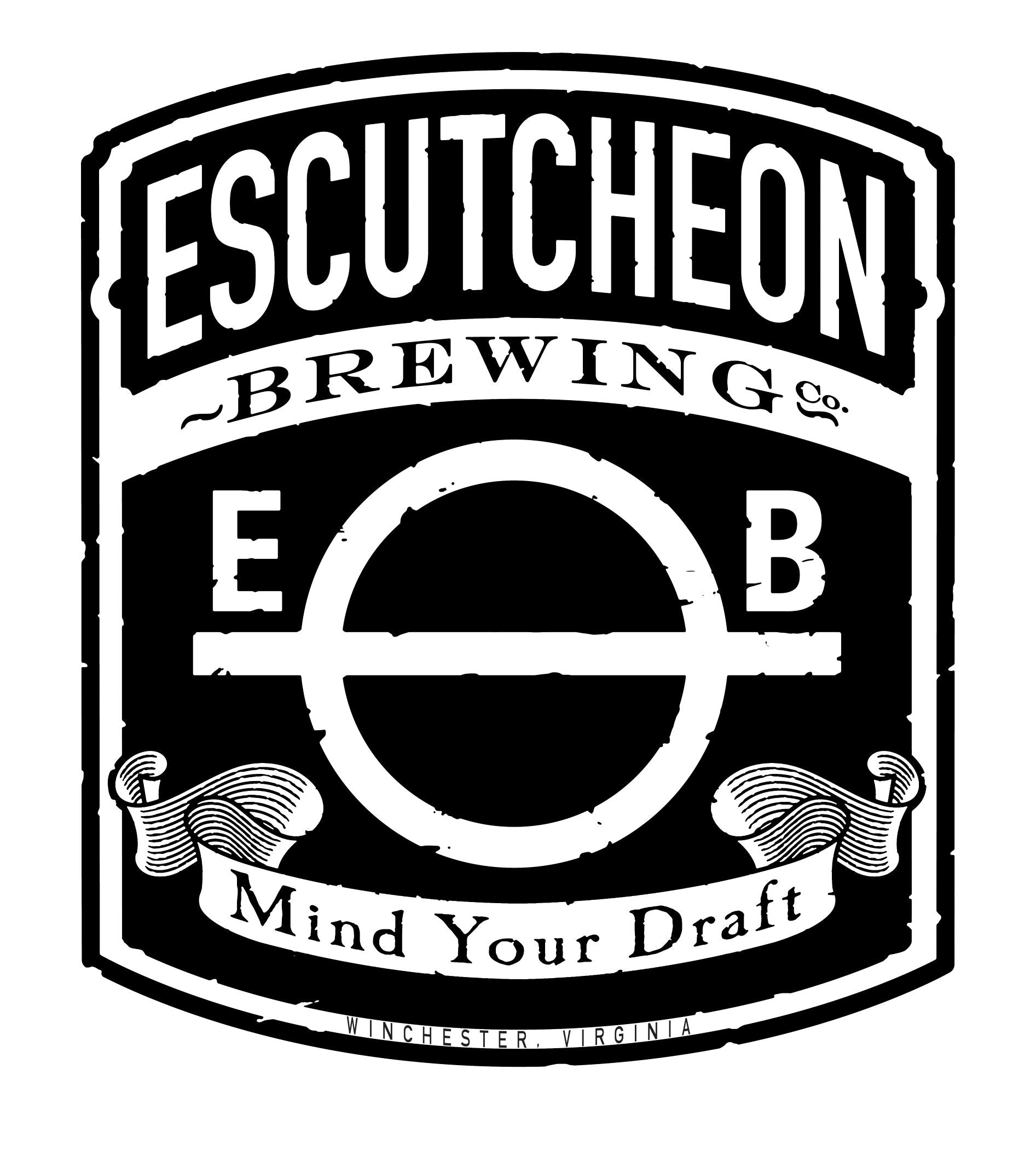 Escutcheon Brewing Sticker – Escutcheon Brewing Co.